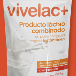 Producto Lácteo Combinado (PLC) 1 litro. Paquete con 100 sobres de 120 grms