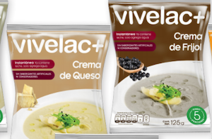 Cremas de Vegetales en polvo. 120 sobres de 125g distintos ingr.